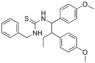 CAS 登录号：76289-21-9， 1-[1,2-二(4-甲氧基苯基)丁基]-3-(苯基甲基)硫脲