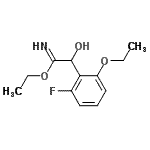 CAS 登录号：763036-82-4， 乙基2-(2-乙氧基-6-氟苯基)-2-羟基乙亚氨酸酯