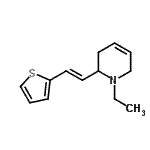 CAS#: 763044-56-0, 1-Ethyl-2-[(E)-2-(2-thienyl)vinyl]-1,2,3,6-tetrahydropyridine
