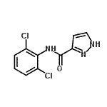 CAS#: 763108-27-6, N-(2,6-Dichlorophenyl)-1H-pyrazole-3-carboxamide
