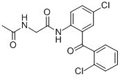 CAS 登录号：76337-77-4， 2-(乙酰氨基)-N-(4-氯-2-(2-氯苯甲酰基)苯基)乙酰胺