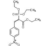 CAS 登录号：76386-70-4， 乙基2-(二乙氧基磷酰)-3-(4-硝基苯基)丙烯酸酯