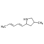 CAS#: 763868-72-0, 4-Methyl-2-[(1E,3E)-1,3-pentadien-1-yl]pyrrolidine