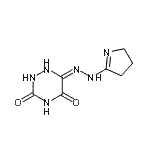 CAS#: 763922-18-5, (6E)-6-(3,4-Dihydro-2H-pyrrol-5-ylhydrazono)-1,2,4-triazinane-3,5-dione