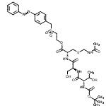 CAS#: 76408-60-1, 2-{[4-(Phenyldiazenyl)benzyl]sulfonyl}ethyl N-{[(2-methyl-2-propanyl)oxy]carbonyl}-L-threonyl-L-seryl-S-(acetamidomethyl)-L-cysteinate