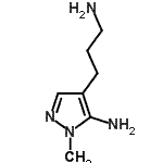CAS#: 764642-91-3, 4-(3-Aminopropyl)-1-methyl-1H-pyrazol-5-amine