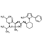 CAS#: 764650-97-7, N,N-Diisobutyl-3-methyl-N<sup>2</sup>-{[(1R,2R)-2-(2-methyl-5-phenyl-1H-pyrrol-1-yl)cyclohexyl]carbamothioyl}-L-valinamide