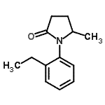 CAS 登录号：764717-95-5， 1-(2-乙基苯基)-5-甲基-2-吡咯烷酮