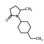 CAS 登录号：764717-98-8， 1-(4-乙基环己基)-5-甲基-2-吡咯烷酮
