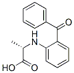 CAS 登录号：76477-50-4， 2-[[2-(苯甲酰基)苯基]氨基]丙酸