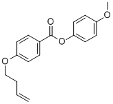 CAS 登录号：76487-56-4， 4-甲氧基苯基 4'-(3-丁烯基氧基)苯甲酸酯