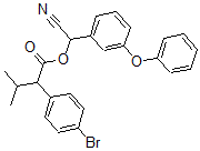 CAS 登录号：76489-33-3， [氰基-[3-(苯氧基)苯基]甲基]2-(4-溴苯基)-3-甲基丁酸酯
