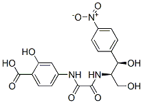 CAS 登录号：76508-92-4， 4-[[2-[[(1R,2R)-1,3-二羟基-1-(4-硝基苯基)丙-2-基]氨基]-2-氧代乙酰基]氨基]-2-羟基苯甲酸