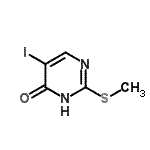 CAS#: 76510-61-7, 5-Iodo-2-(methylsulfanyl)-4(3H)-pyrimidinone