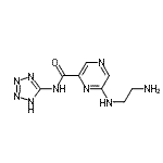 CAS#: 765237-25-0, 6-[(2-Aminoethyl)amino]-N-(1H-tetrazol-5-yl)-2-pyrazinecarboxamide