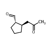 CAS#: 765288-07-1, (1S,2R)-2-(2-Oxopropyl)cyclopentanecarbaldehyde