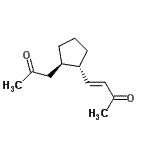 CAS 登录号：765288-13-9， (3E)-4-[(1S,2R)-2-(2-氧代丙基)环戊基]-3-丁烯-2-酮