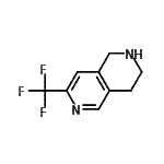 CAS 登录号：765298-22-4， 7-(三氟甲基)-1,2,3,4-四氢-2,6-萘啶