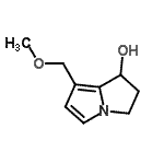 CAS 登录号：765306-52-3， 7-(甲氧基甲基)-2,3-二氢-1H-吡咯里嗪-1-醇
