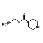 CAS#: 765308-59-6, 2-Propyn-1-yl 1-piperazinecarboxylate
