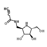 CAS#: 765308-97-2, N-{[(2R,3R,4R,5R)-3,4-Dihydroxy-5-(hydroxymethyl)-2-pyrrolidinyl]methyl}-2-propynamide