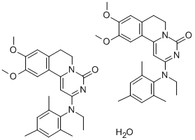 CAS#: 76536-69-1, 2-[Ethyl-(2,4,6-Trimethylphenyl)Amino]-9,10-Dimethoxy-6,7-Dihydropyrimido[6,1-a]Isoquinolin-4-One