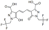 CAS#: 76552-35-7, (4Z)-4-[(E)-3-[3-Carboxy-5-Oxo-1-(2,2,2-Trifluoroethyl)-2H-Pyrazol-4-Yl]Prop-2-Enylidene]-5-Oxo-1-(2,2,2-Trifluoroethyl)Pyrazole-3-Carboxylic Acid