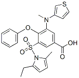 CAS#: 76557-35-2, 3-(2-Ethyl-5-Methylpyrrol-1-Yl)Sulfonyl-4-(Phenoxy)-5-(Thiophen-3-Ylmethylamino)Benzoic Acid