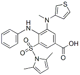 CAS#: 76557-39-6, 3-(2,5-Dimethylpyrrol-1-Yl)Sulfonyl-4-(Phenylamino)-5-(Thiophen-3-Ylmethylamino)Benzoic Acid