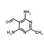 CAS#: 76574-49-7, 4,6-Diamino-2-methyl-5-pyrimidinecarbaldehyde