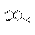 CAS#: 76574-50-0, 4-Amino-2-(trifluoromethyl)-5-pyrimidinecarbaldehyde
