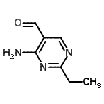 CAS#: 76574-51-1, 4-Amino-2-ethyl-5-pyrimidinecarbaldehyde