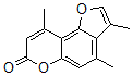 CAS 登录号：76591-80-5， 3,4,9-三甲基呋喃并[2,3-f]苯并吡喃-7-酮