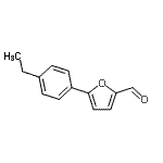 CAS 登录号：765937-65-3， 5-(4-乙基苯基)-2-糠醛