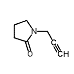 CAS#: 766-61-0, 1-(2-Propyn-1-yl)-2-pyrrolidinone
