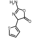 CAS#: 766456-02-4, 2-Amino-4-(2-thienyl)-1,3-oxazol-5(4H)-one