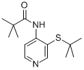 CAS 登录号：766557-59-9， N-(3-叔丁基巯基-吡啶-4-基)-2,2-二甲基-丙酰胺