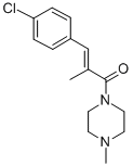 CAS#: 76691-24-2, (E)-3-(4-Chlorophenyl)-2-Methyl-1-(4-Methylpiperazin-1-Yl)Prop-2-En-1-One