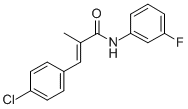 CAS#: 76691-26-4, (E)-3-(4-Chlorophenyl)-N-(3-Fluorophenyl)-2-Methylprop-2-Enamide