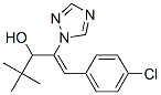 CAS 登录号：76713-90-1， (Z)-1-(4-氯苯基)-4,4-二甲基-2-(1,2,4-三唑-1-基)戊-1-烯-3-醇