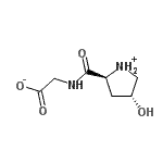 CAS#: 7672-35-7, ({[(2S,4R)-4-Hydroxy-2-pyrrolidiniumyl]carbonyl}amino)acetate