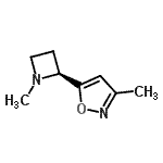 CAS#: 767262-92-0, 3-Methyl-5-[(2S)-1-methyl-2-azetidinyl]-1,2-oxazole