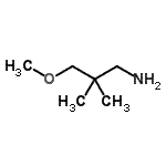 CAS#: 767264-22-2, 3-Methoxy-2,2-dimethyl-1-propanamine