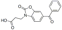 CAS#: 76752-01-7, 3-(6-Benzoyl-2-Oxo-Benzooxazol-3-Yl)Propanoic Acid
