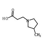 CAS#: 768325-61-7, 3-(3-Methyl-1-pyrrolidinyl)propanoic acid