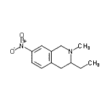 CAS#: 768340-96-1, 3-Ethyl-2-methyl-7-nitro-1,2,3,4-tetrahydroisoquinoline