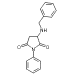 CAS 登录号：7685-88-3， 3-(苄基氨基)-1-苯基-2,5-吡咯烷二酮