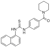 CAS#: 76870-23-0, 3-Naphthalen-1-Yl-1-[4-(Piperidine-1-Carbonyl)Phenyl]Thiourea