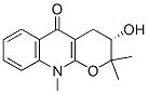 CAS 登录号：7688-58-6， (3S)-2,3,4,10-四氢-3-羟基-2,2,10-三甲基-5H-吡喃并[2,3-b]喹啉-5-酮
