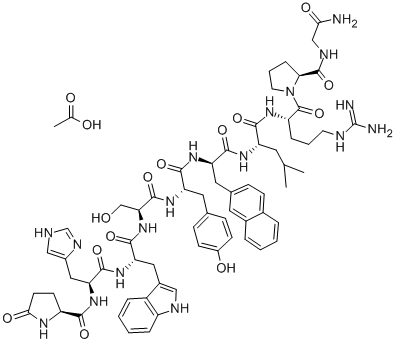 CAS#: 76932-60-0, (6-D-(2-Naphthyl)Alanine)Lhrh Acetate
